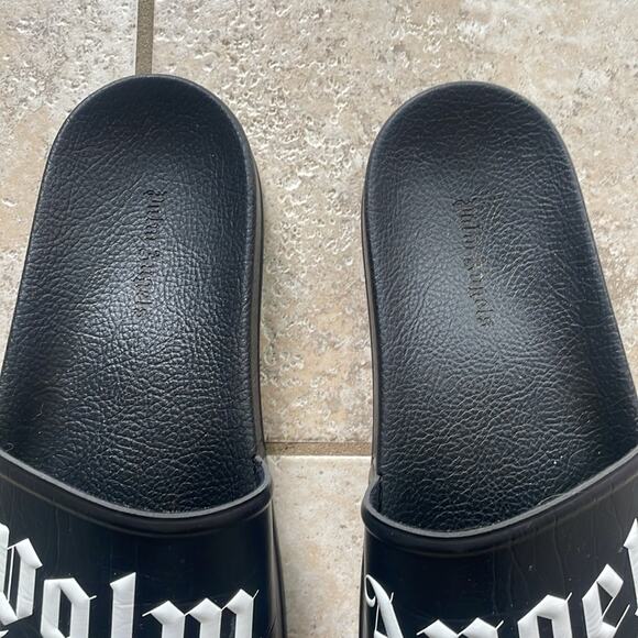 PALM ANGELS SLIDERS Sandals Black - Picture 4 of 16